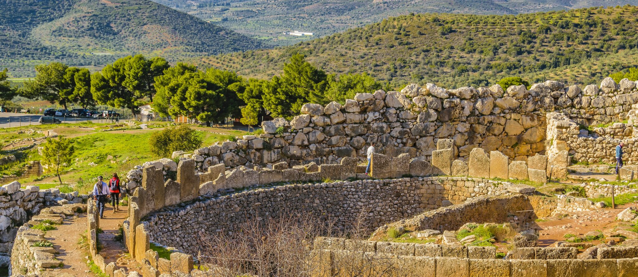 Day,Landscape,Scene,At,Ancient,Mycenae,City,,Peloponnese,,Greece